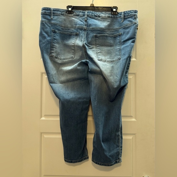 Woman Within Distressed Jeans, sz 24plus - Picture 2 of 4